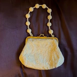 Vintage Pearl Evening Bag